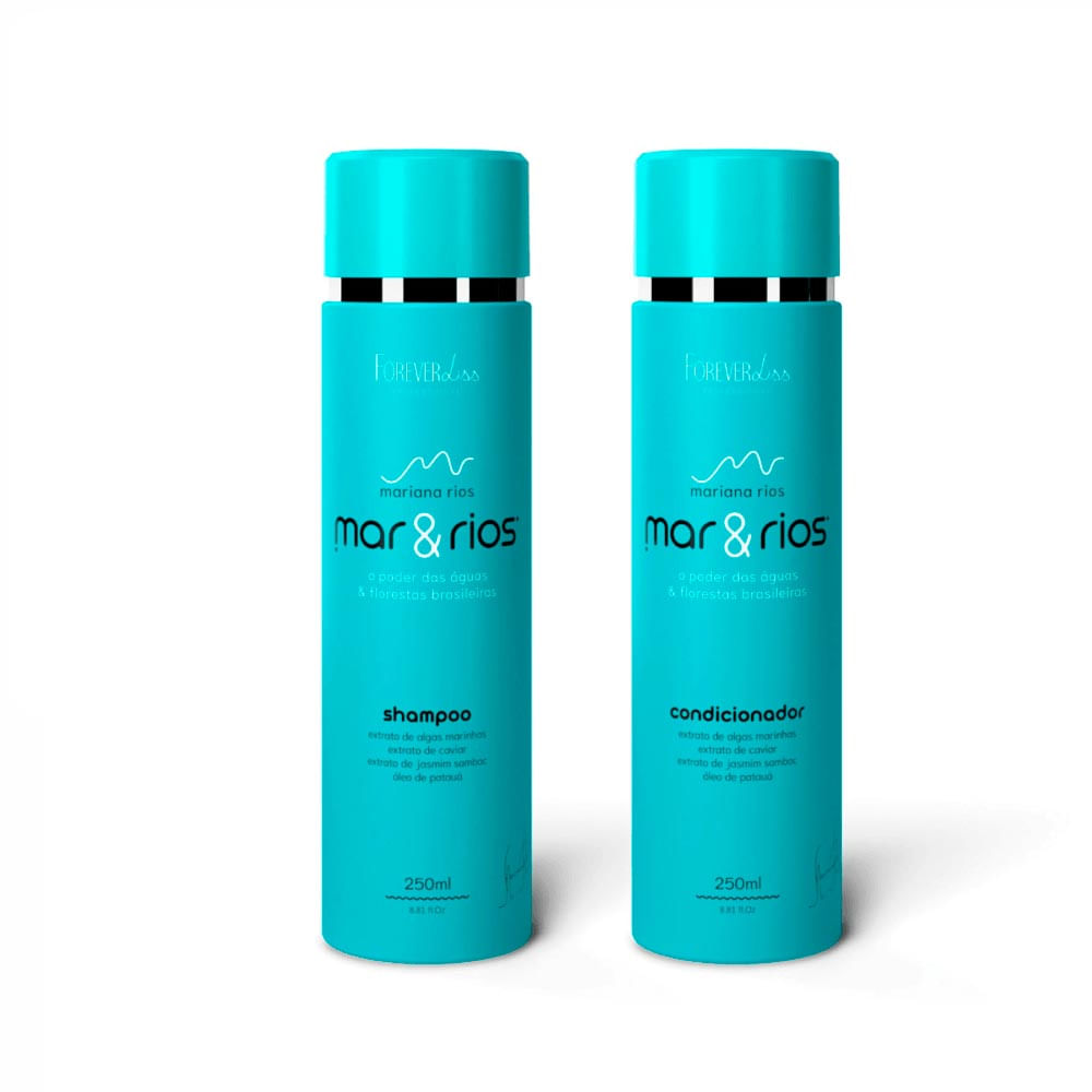 Kit Forever Liss Mar & Rios Shampoo 250Ml + Condicionador 250Ml