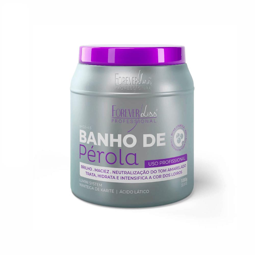 Máscara Banho De Pérola Forever Liss 1kg