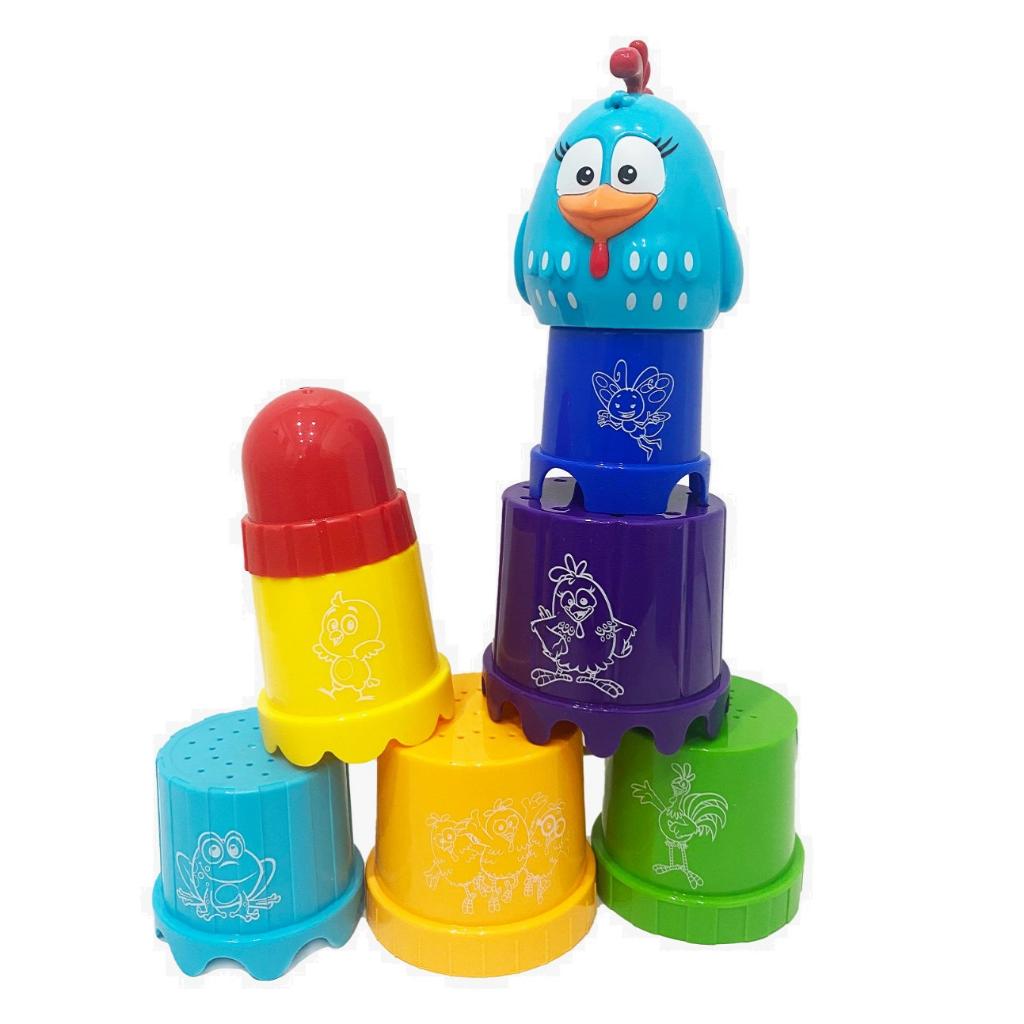 Brinquedo de Banho Copinhos da Galinha Pintadinha Yes Toys