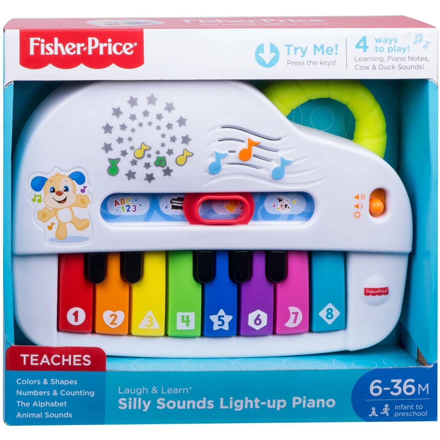 Brinquedo Educativo Piano do Cachorrinho Laugh & Learn Fisher-Price