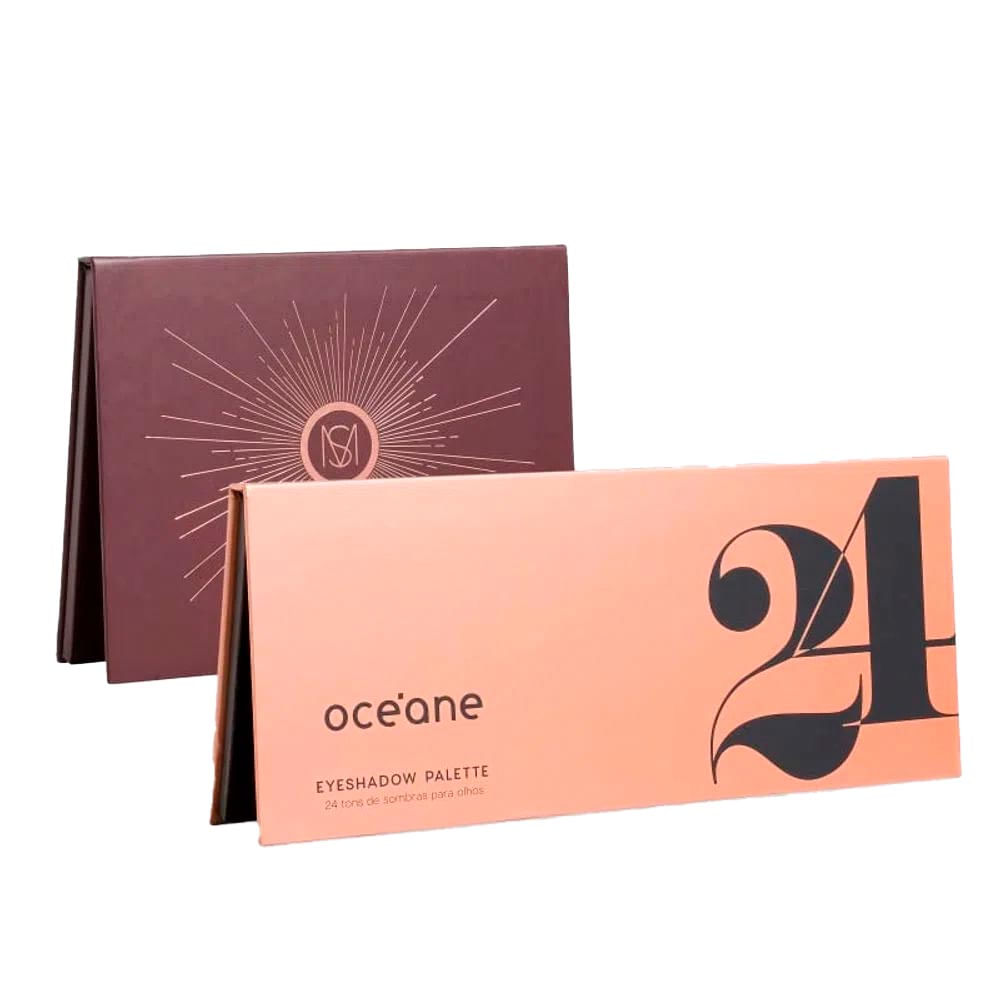 Kit Océane Paleta De Sombras 12 Shades + Paleta De Sombras 24 Cores