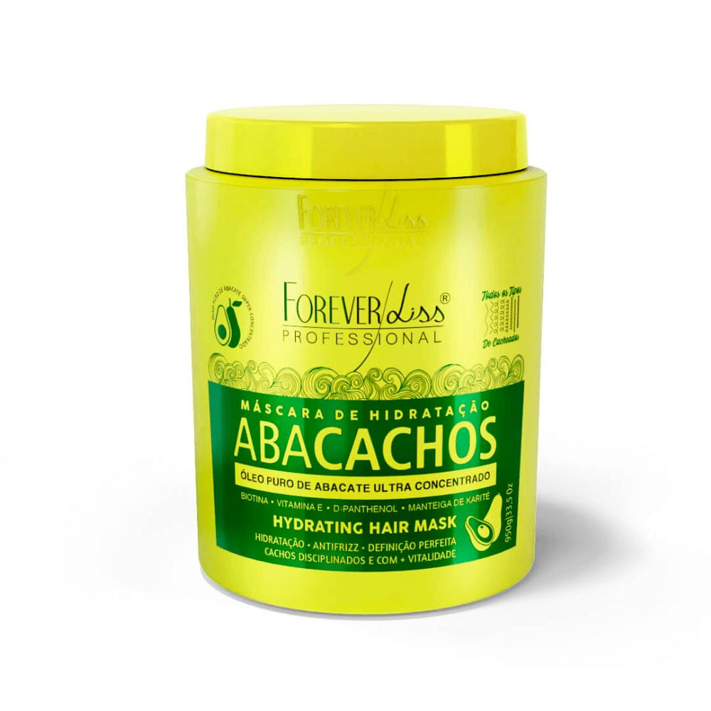 Máscara Forever Liss Para Cacheadas Abacachos 950g