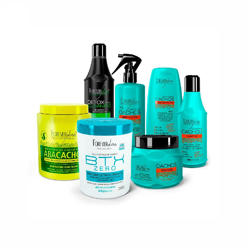 Kit Cachos dos Sonhos com Máscara Volume Zero + Tratamento Forever Liss