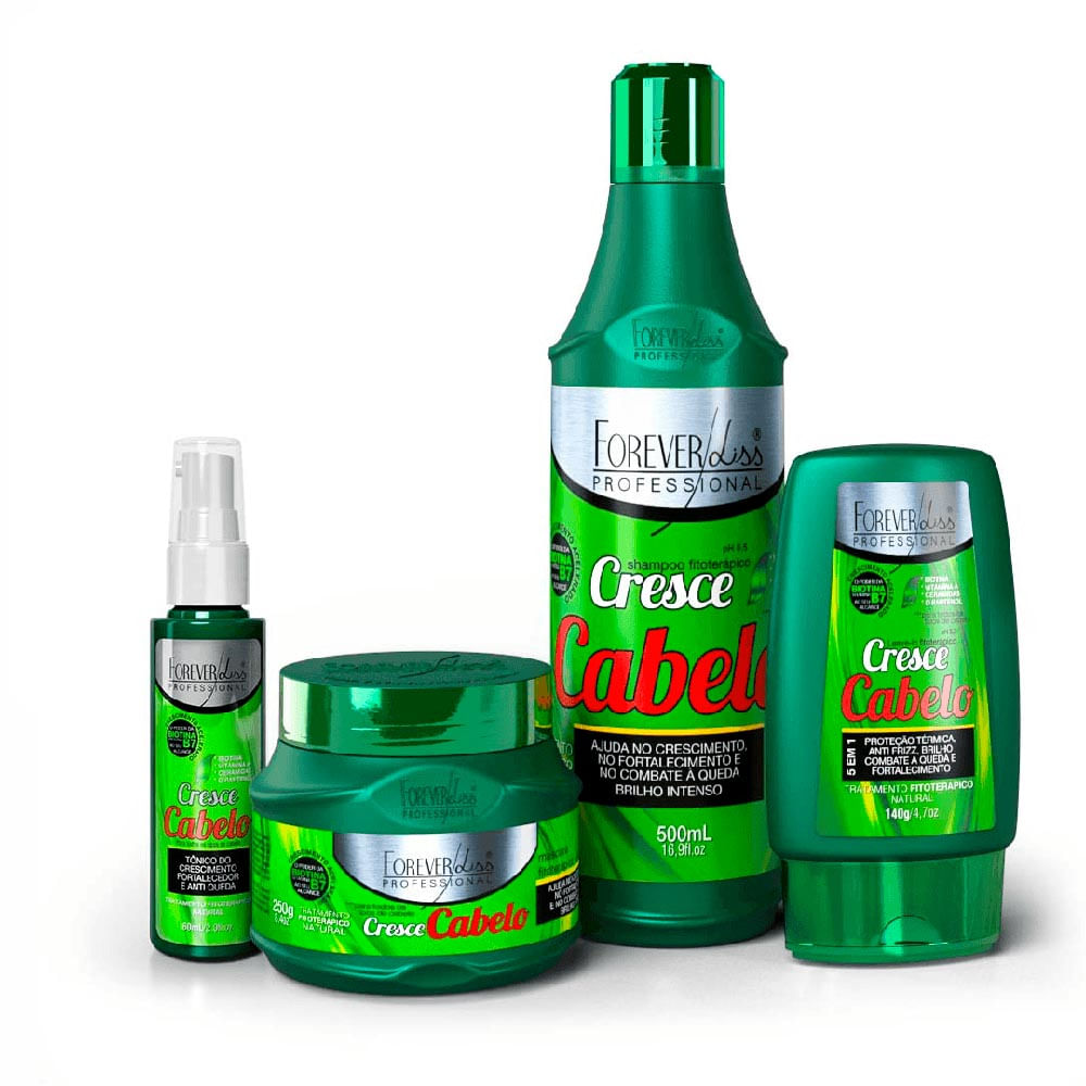 Kit Cresce Cabelo Completo Forever Liss