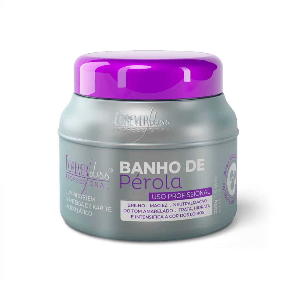 Máscara Banho De Pérola Forever Liss 250g