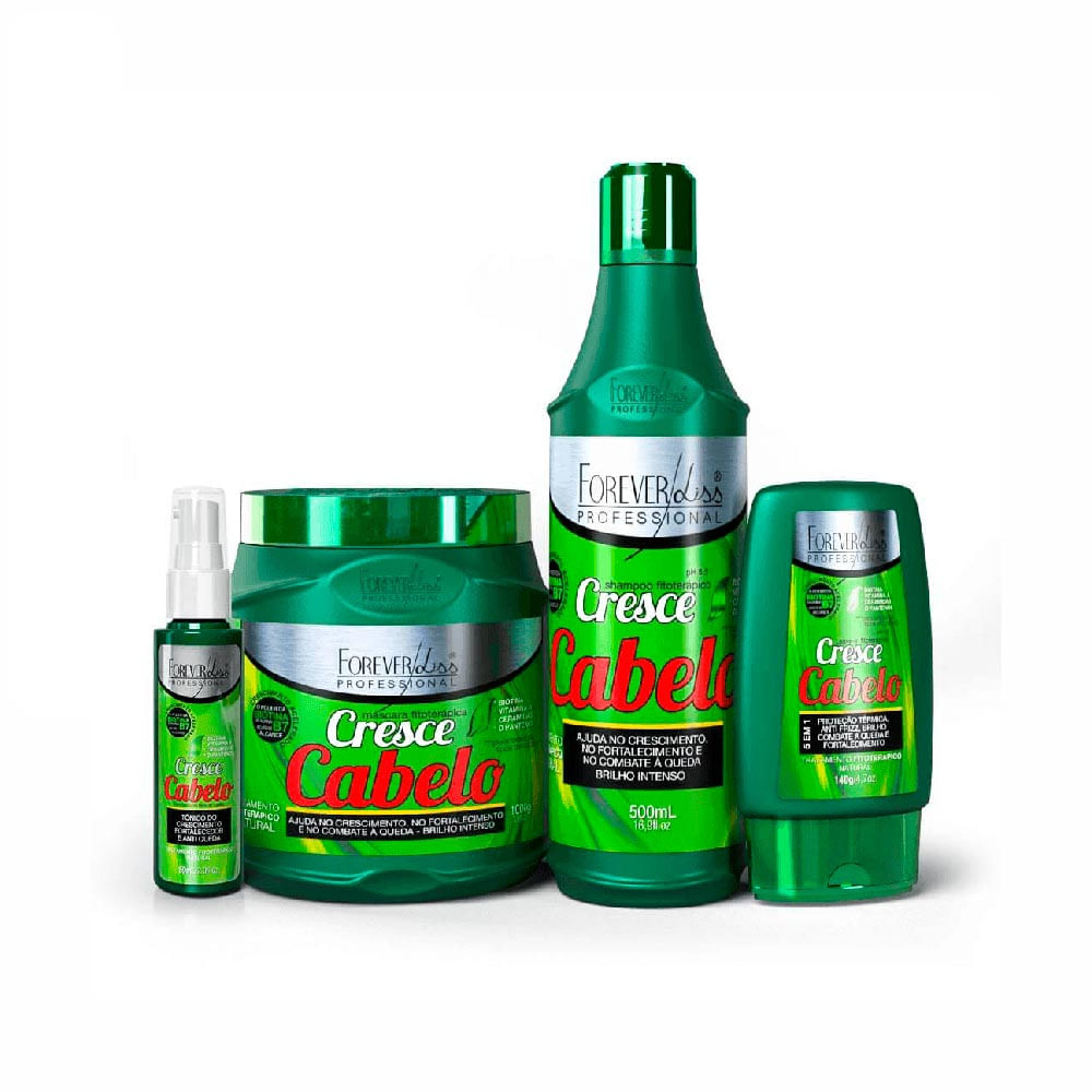 Kit Cresce Cabelo Forever Liss Completo Profissional
