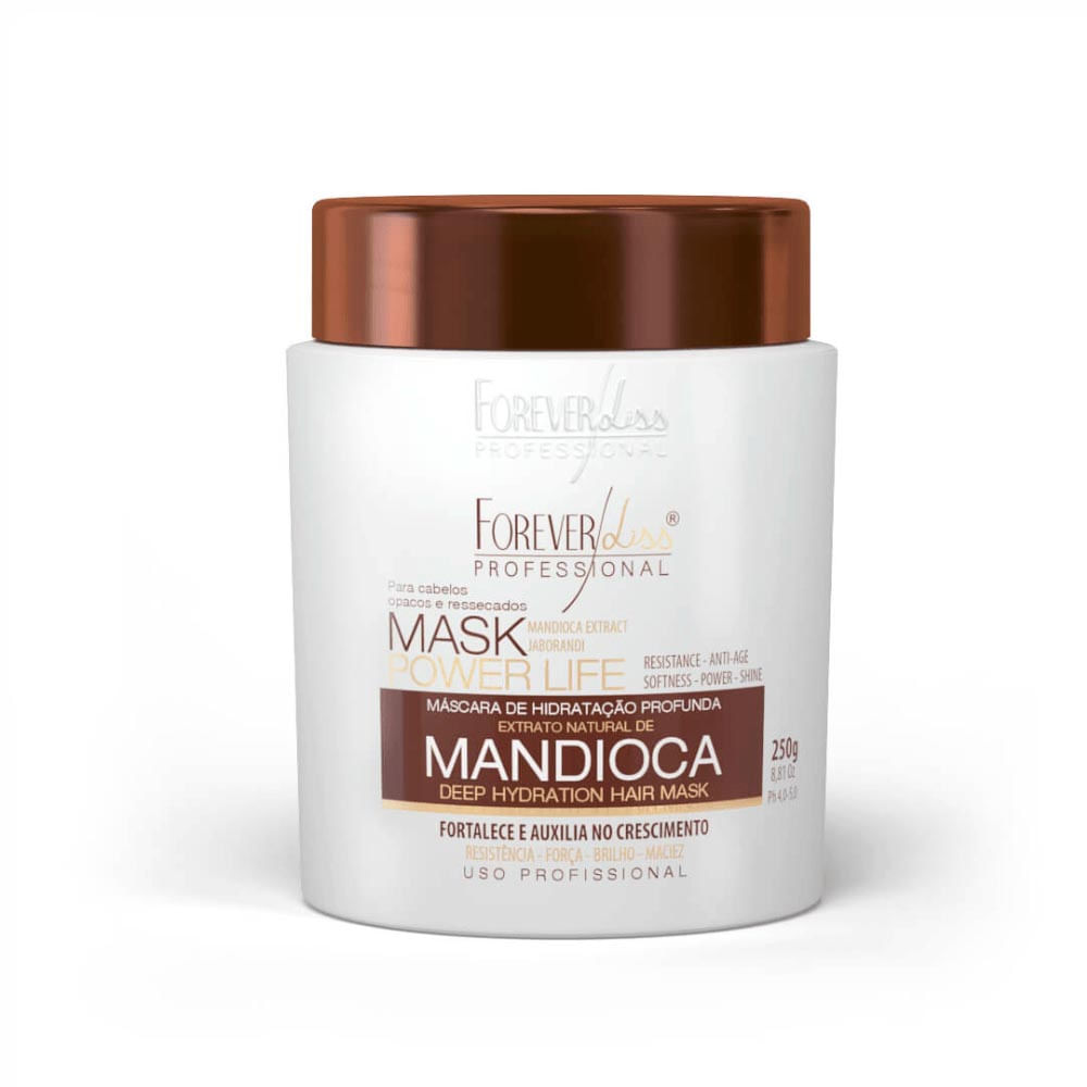 Máscara Forever Liss Hidratante De Mandioca Power Life 250g