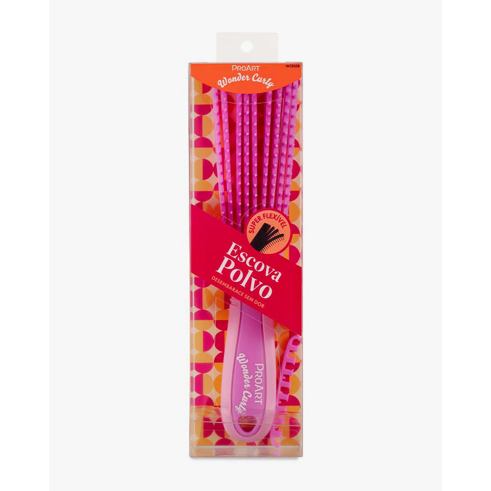 Escova Polvo Desembaraçante ProArt Rosa