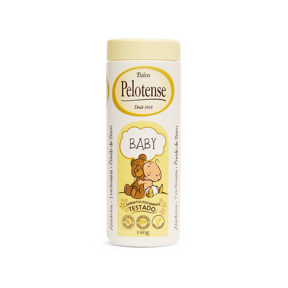 Talco Pelotense Baby Amarelo 180g