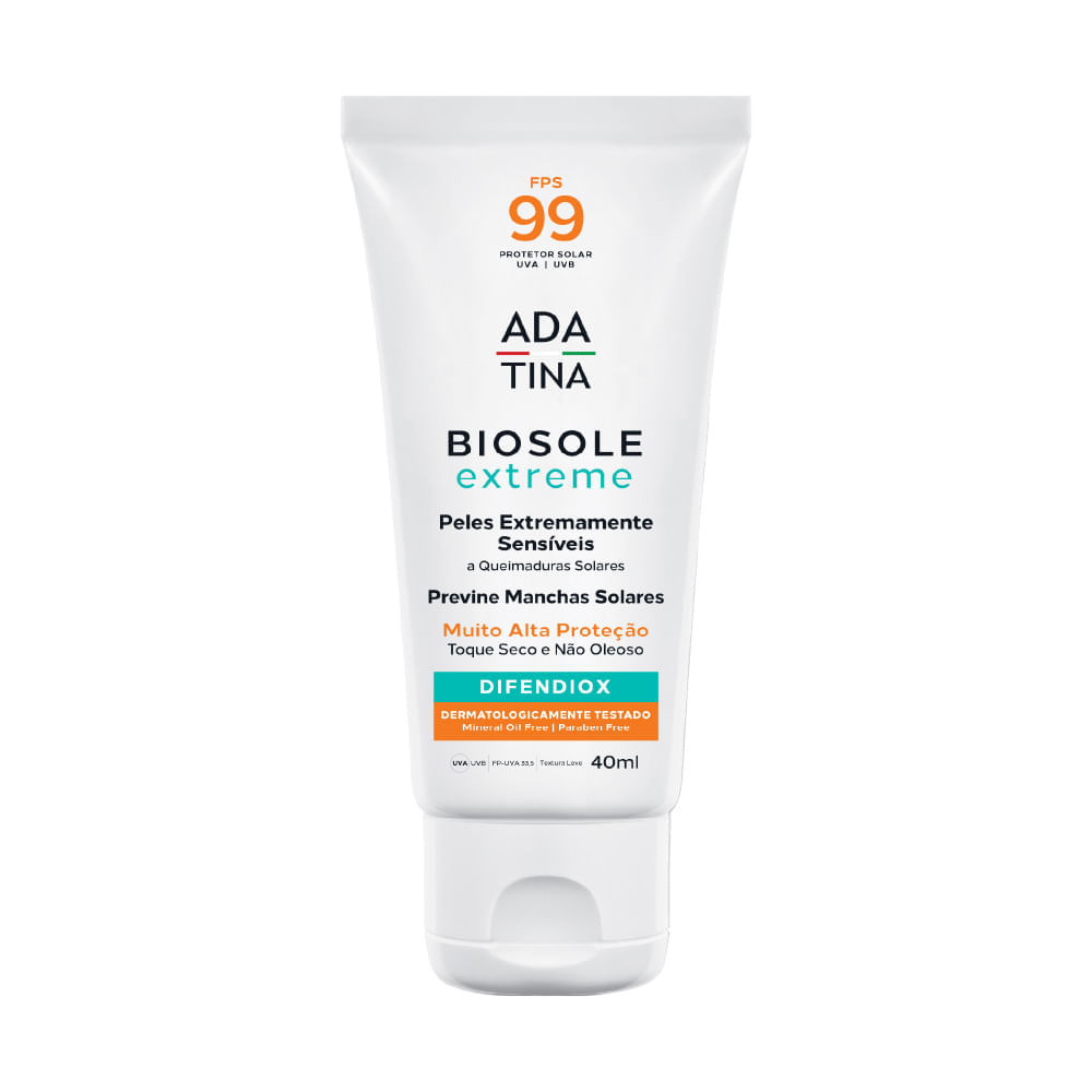 Protetor Solar Biosole Extreme FPS 99 Máximo Bloqueio Anti-Melasma 40ml