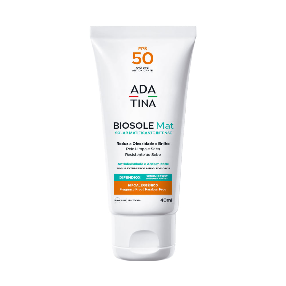 Protetor Solar Peles Muito Oleosas e Matificante Biosole MAT FPS 50 40ml