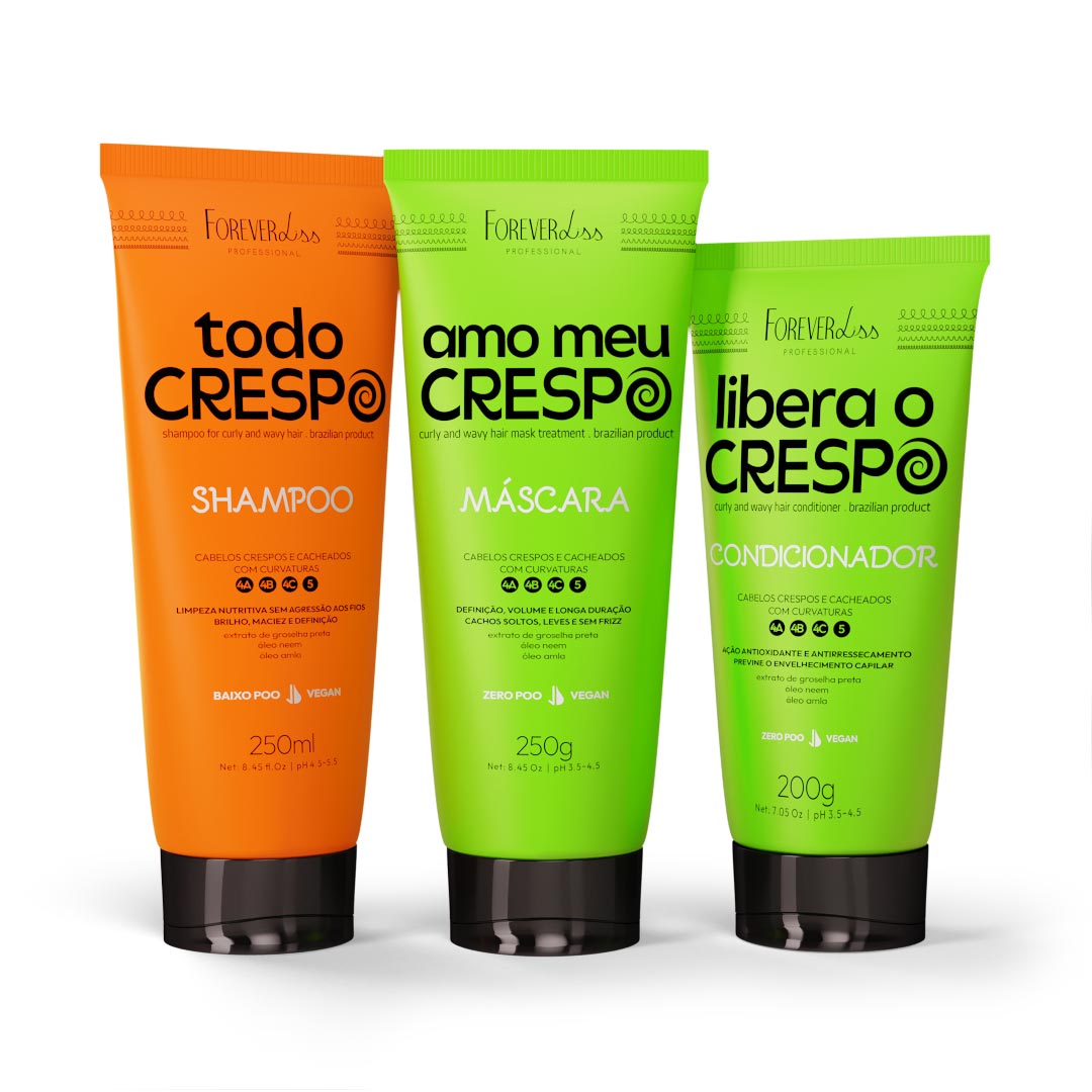 Kit Essencial para Crespo Forever Liss