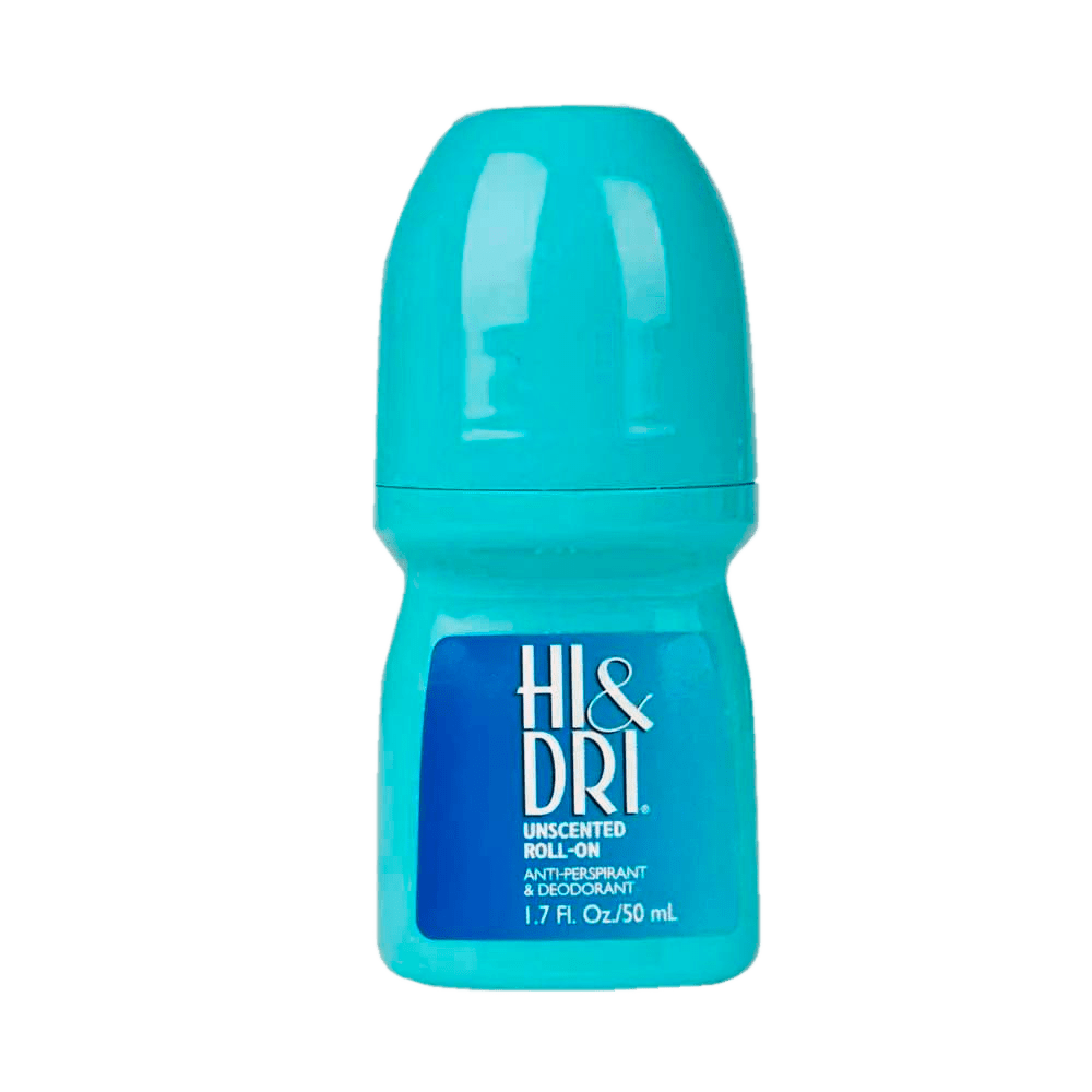 Desodorante Azul  Hi & Dri Roll-On Unscented Antiperspirant 50ml