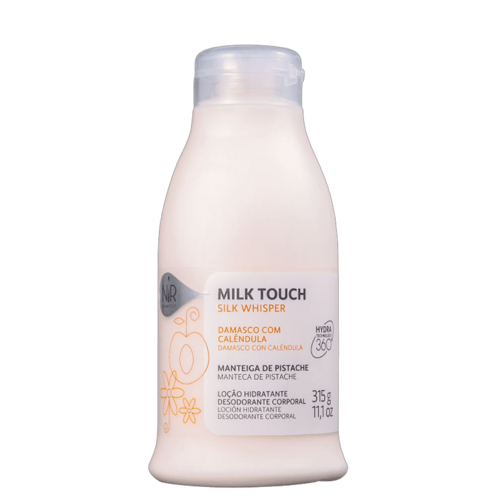 Loção Hidratante Corporal Nir Cosmetics Milk Touch Silk Whisper  315g