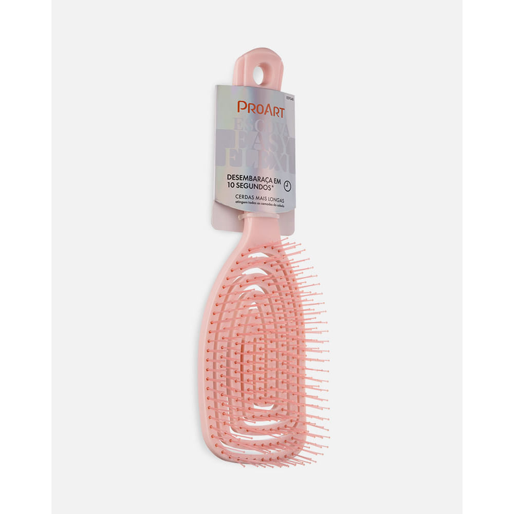 Escova Raquete Easy Flexi ProArt Rosa