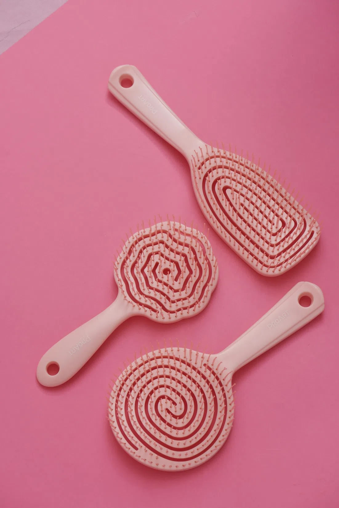 Escova Raquete Easy Flexi ProArt Rosa