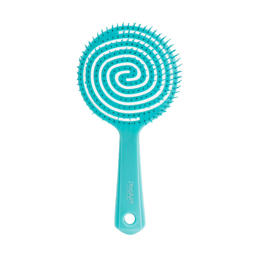 Escova Redonda Easy Flexi Proart Azul