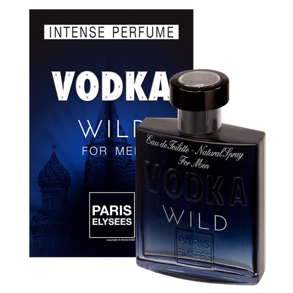 Perfume Masculino Paris Elysees Vodka Wild For Men Eau De Toilette 100ml