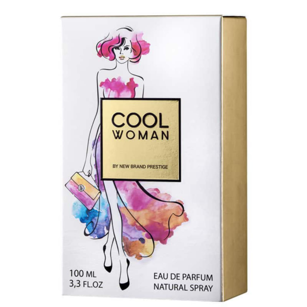 Perfume Feminino New Brand Cool Woman Eau De Parfum 100ml