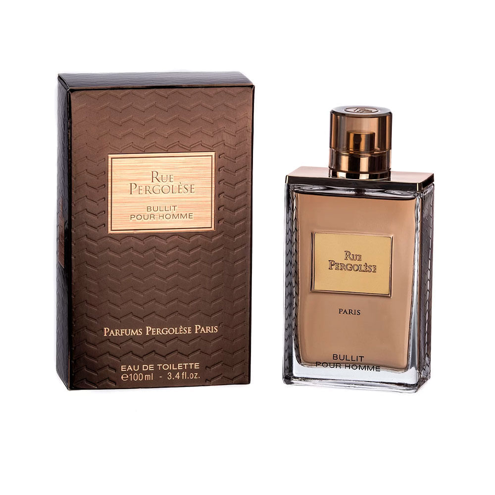Perfume Masculino  Rue Pergolese Bullit Pour Homme Eau de Toilette 100ml