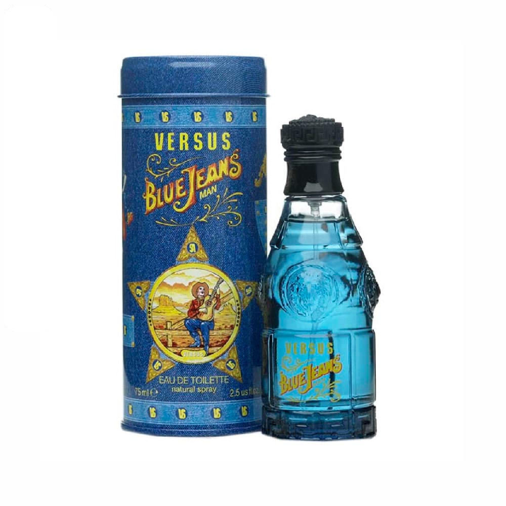 Blue Jeans de Versace Eau de Toilette Perfume Masculino 75 ml