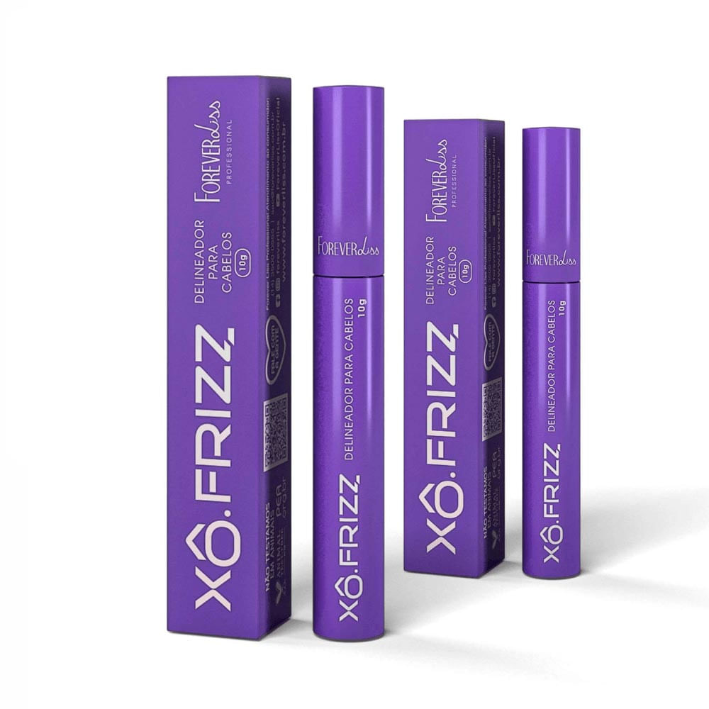 Kit Xô Frizz Modelador De Fios Forever Liss 10g 2 Unidades