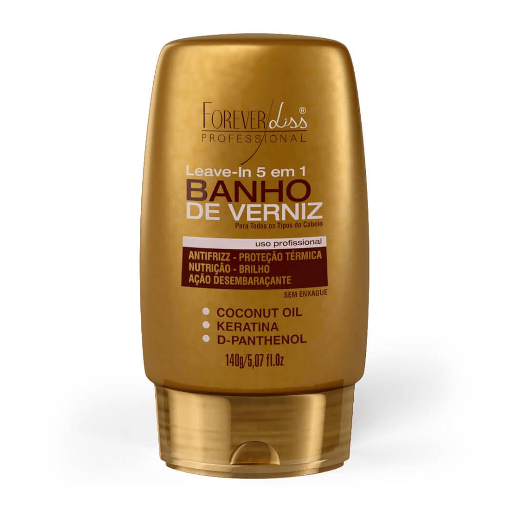 Leave-in Forever Liss Banho De Verniz 140g