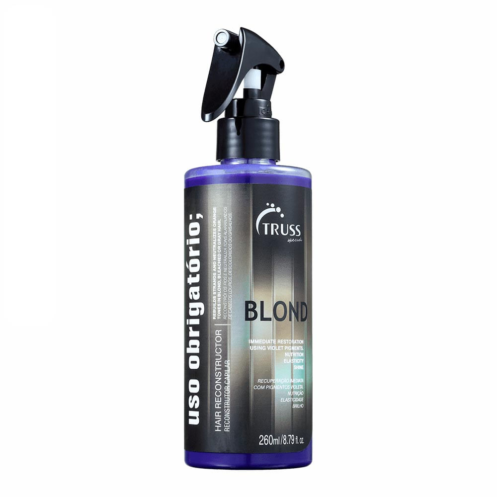 Truss Uso Obrigatório Blond Matizador Reconstrutor 260ml