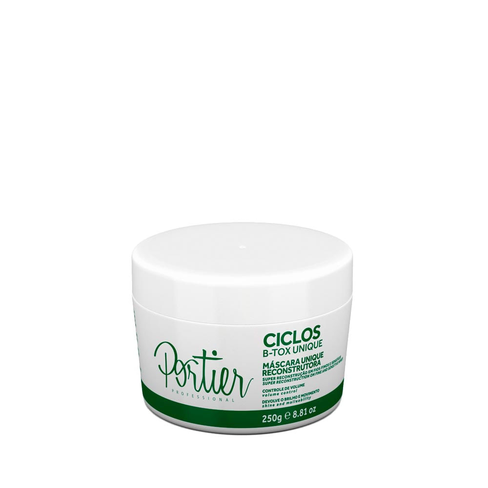 Máscara Capilar Reconstrutora Portier Ciclos B-Tox Unique 250Ml