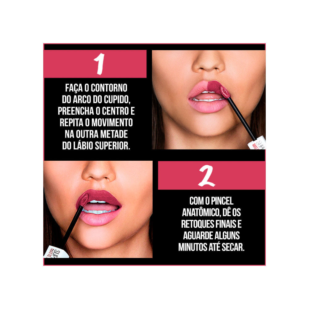 Batom Líquido Maybelline Superstay Matte Ink Pink Edition 5ml Cor Ringleader