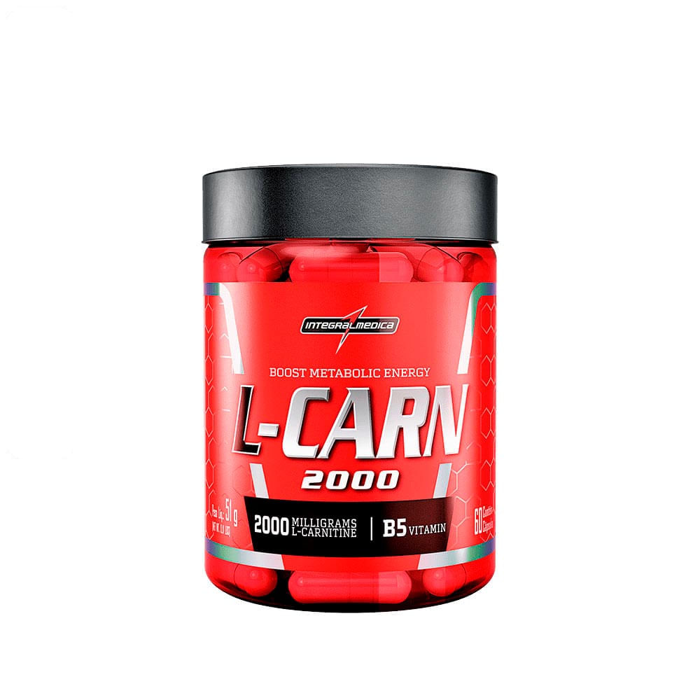 Suplemento Alimento L-carn 2000 Integralmédica 60 Caps