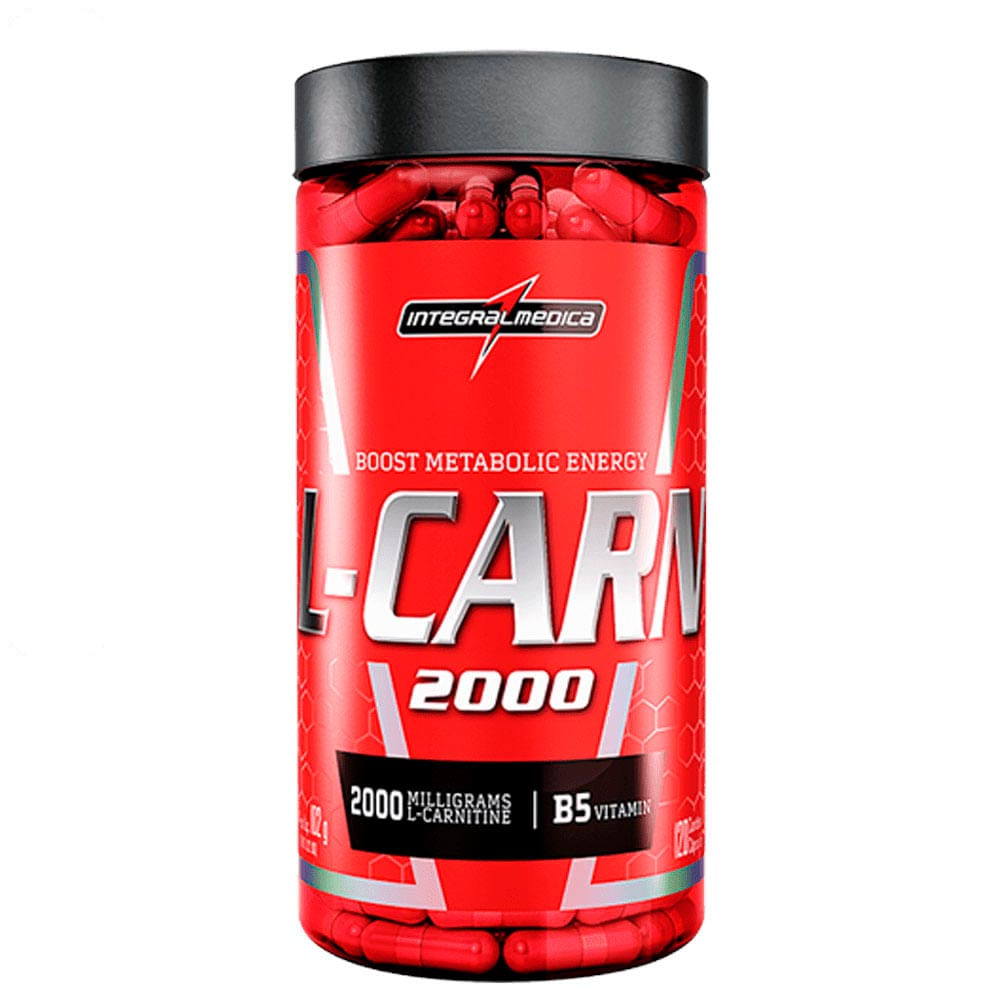 Suplemento Alimento L-Carn 2000 Integralmédica 120 Caps