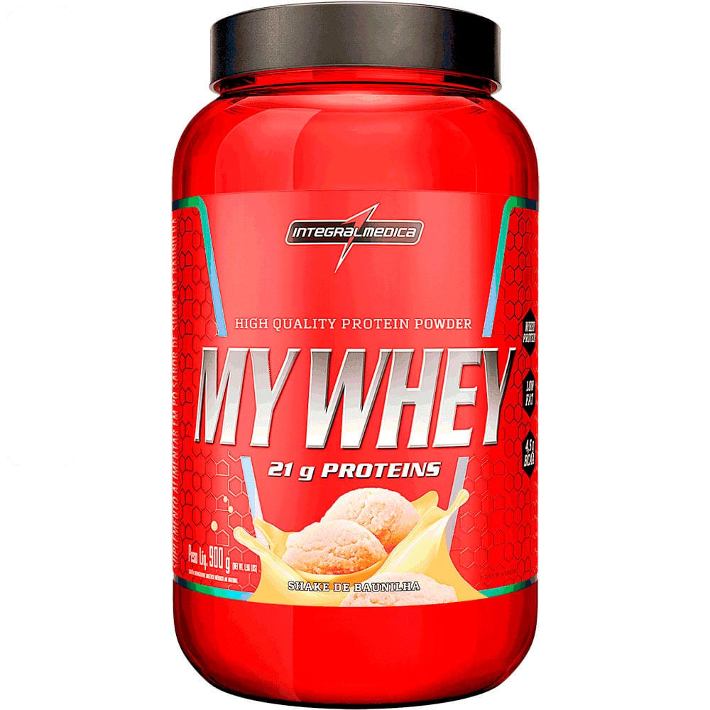 Suplemento Alimento My Whey Pó Integralmédica Shake de Baunilha