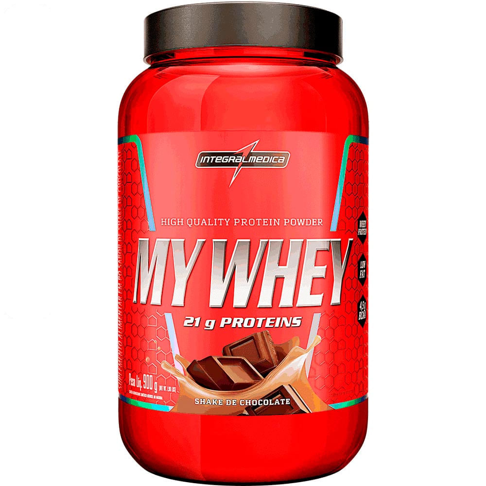 Suplemento Alimento My Whey Pó Integralmédica Shake de Chocolate
