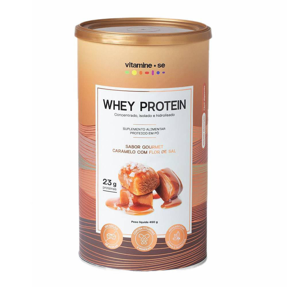 Whey Protein Gourmet Caramelo Com Flor De Sal Vitamine-se 23
