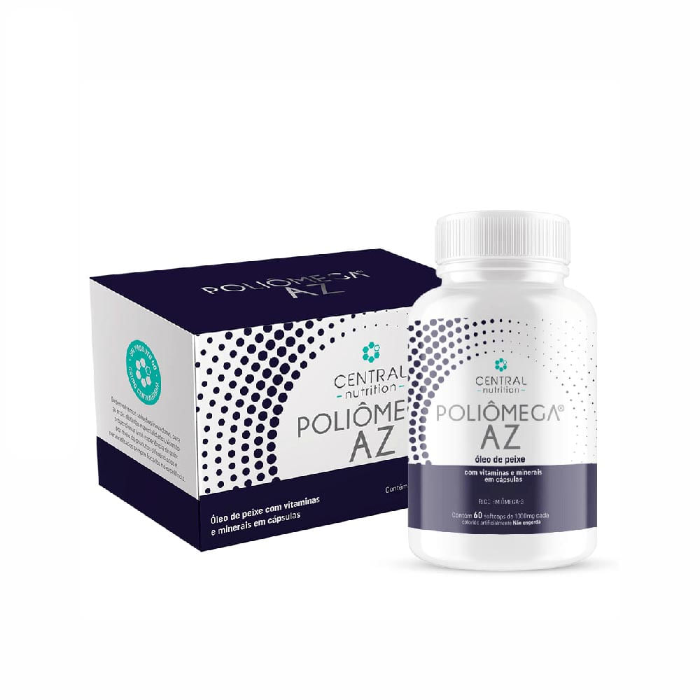 Poliômega Central Nutrition 60 Cápsulas de 1000mg
