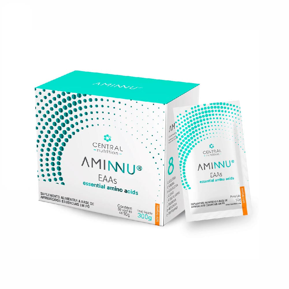 Aminnu Central Nutrition Tangerina 30 Sachês de 10g