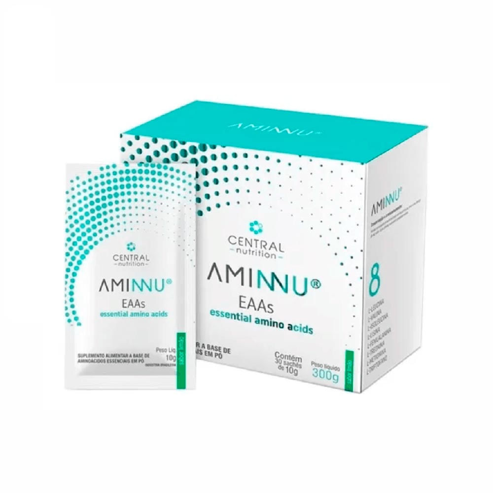 Aminnu Central Nutrition Limão 30 Sachês de 10g
