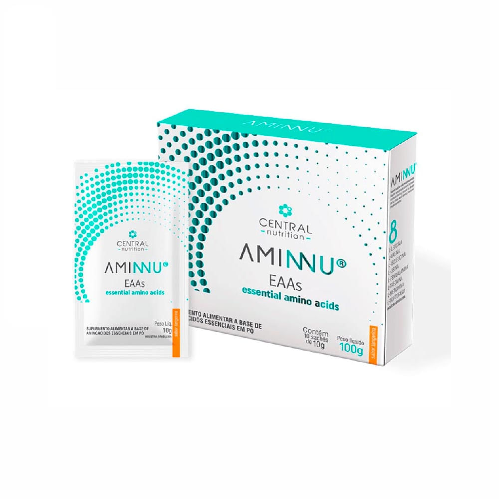 Aminnu Central Nutrition Tangerina 10 Sachês de 10g