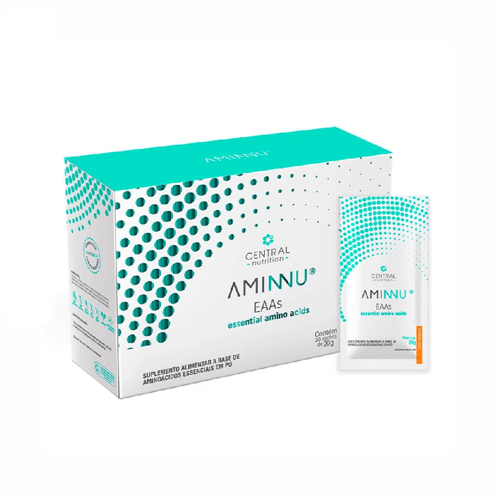 Aminnu Central Nutrition Tangerina 30 Sachês de 20g