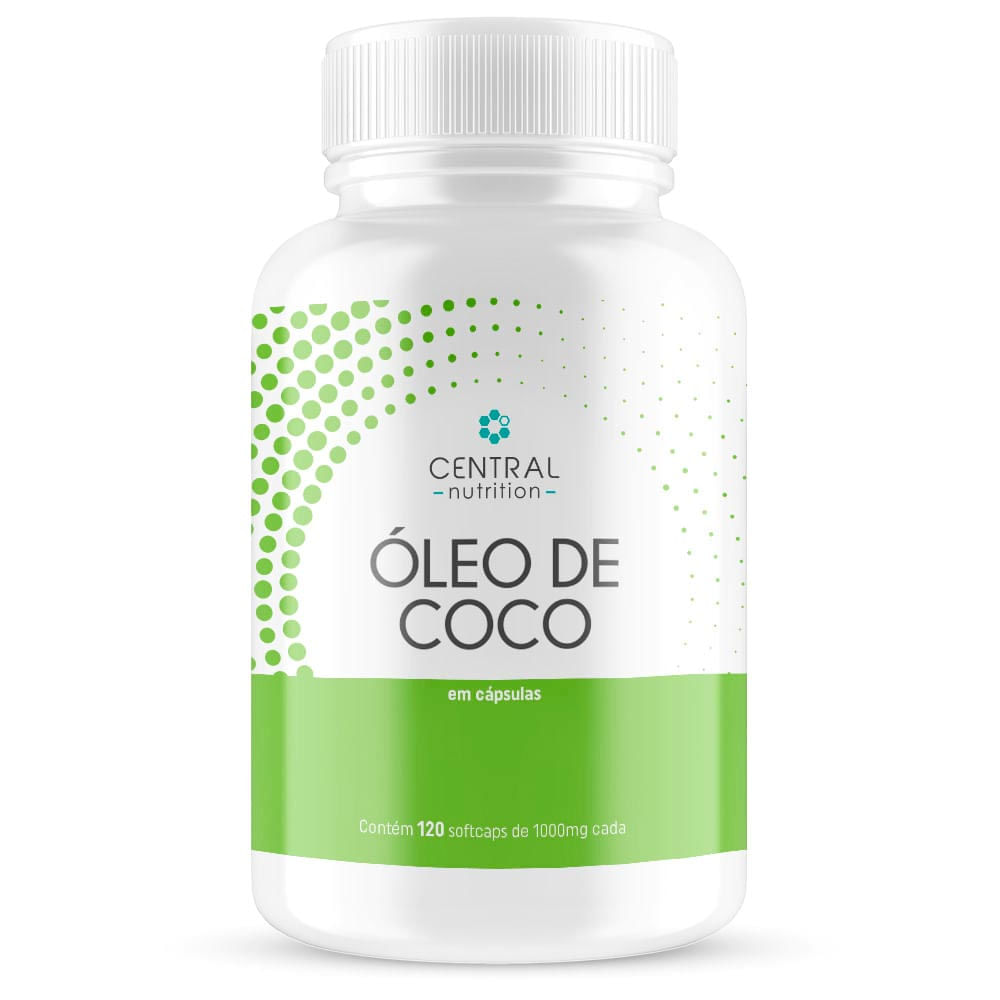 Óleo de Coco Central Nutrition Cápsulas de 1000mg
