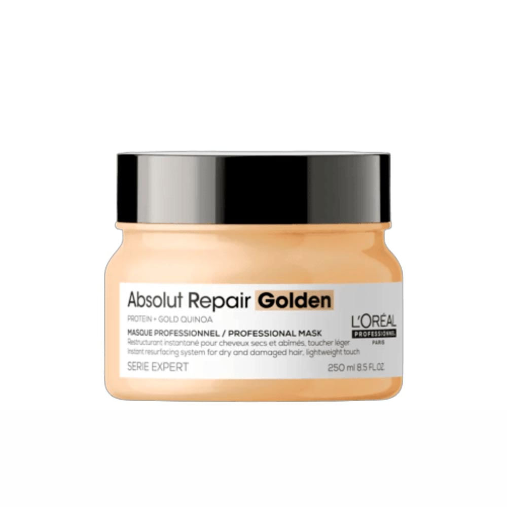 Máscara Capilar L'Oréal Professionnel Serie Expert Absolut Repair Gold Quinoa + Protein Golden Lightweight 250ml