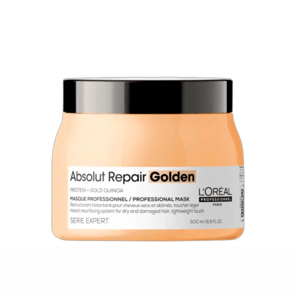 Máscara Capilar L'Oréal Professionnel Serie Expert Absolut Repair Gold Quinoa + Protein Golden Lightweight 500ml