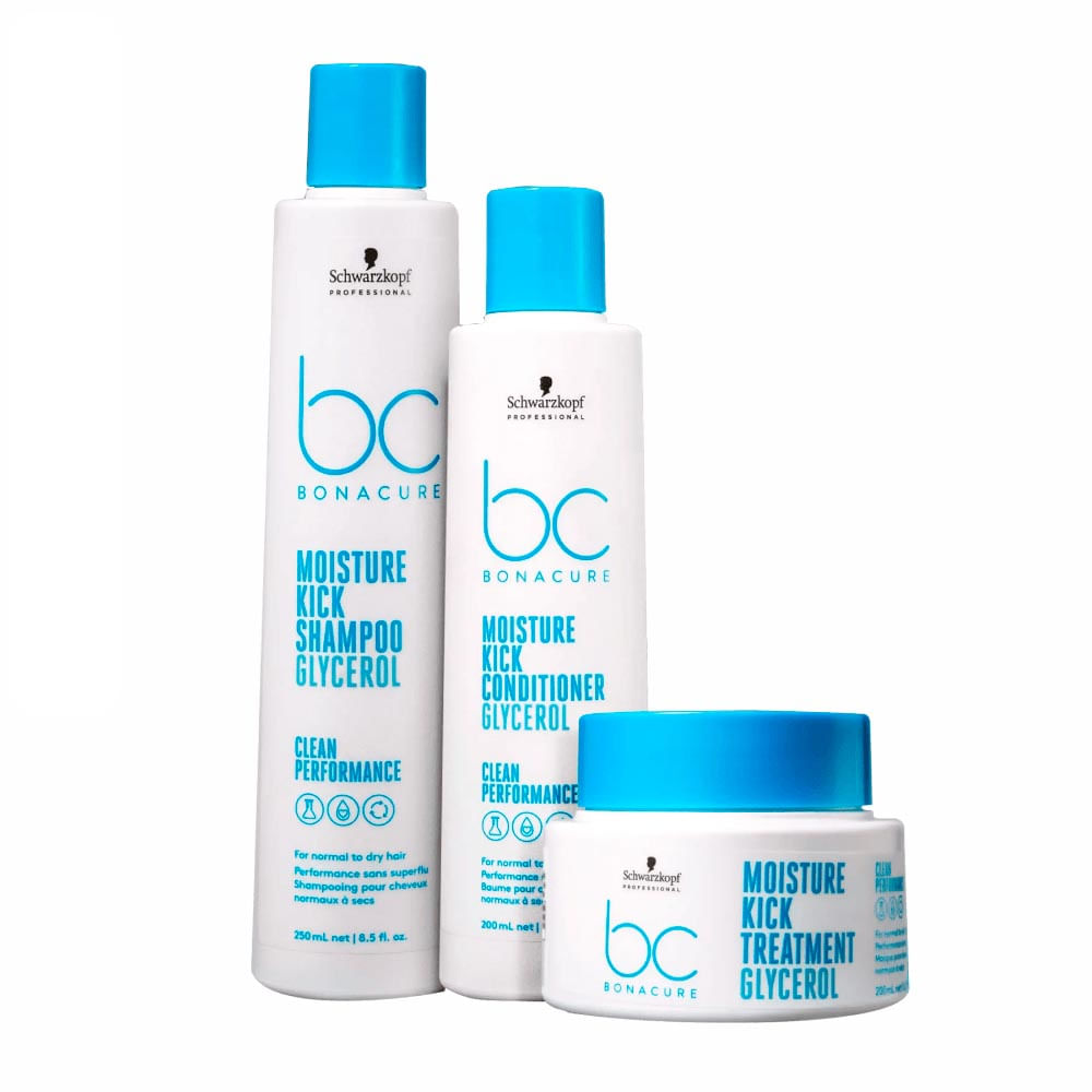 Kit Schwarzkopf Bc Shampoo 250Ml + Condicionador 200Ml + Máscara 200Ml