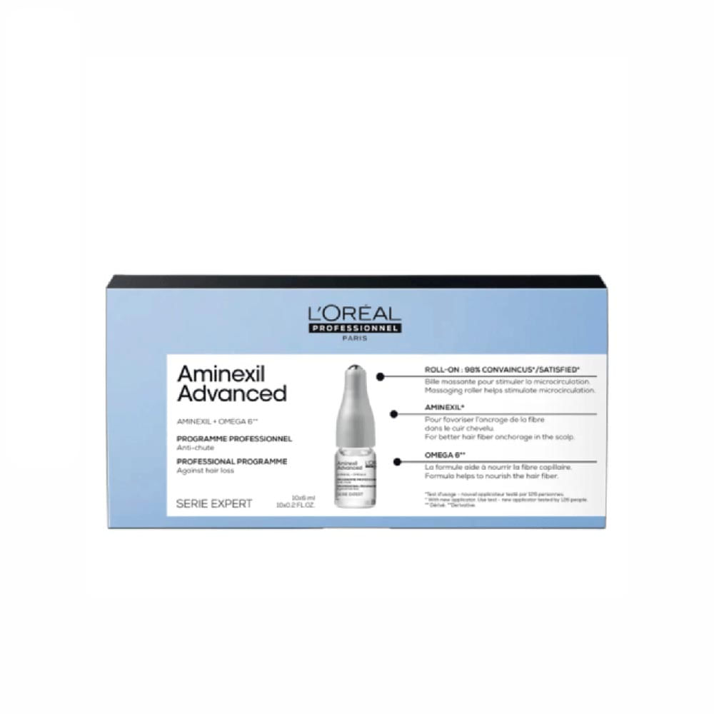 Ampolas Capilares  L'Oréal Professionnel Aminexil Advanced 10 Un. 6ml