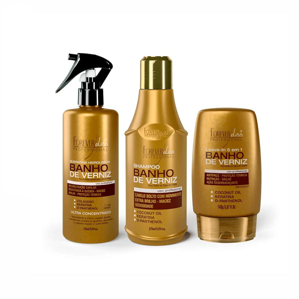  Forever Liss - Linha Banho de Verniz - Shampoo Extra