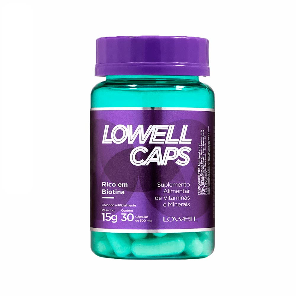 Suplemento Alimentar Lowell Caps Cápsulas De Crescimento 15g