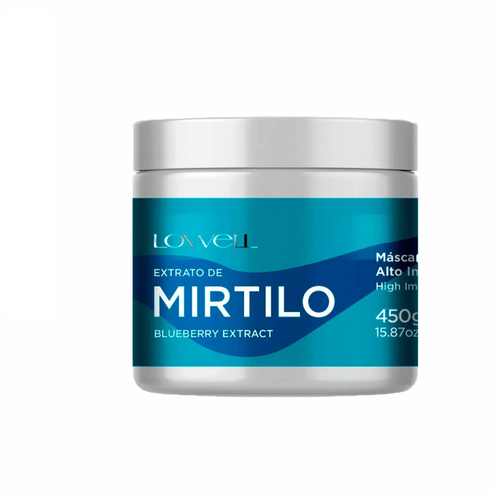 Máscara Capilar Alto Impacto Lowell Extrato De Mirtilo 450g