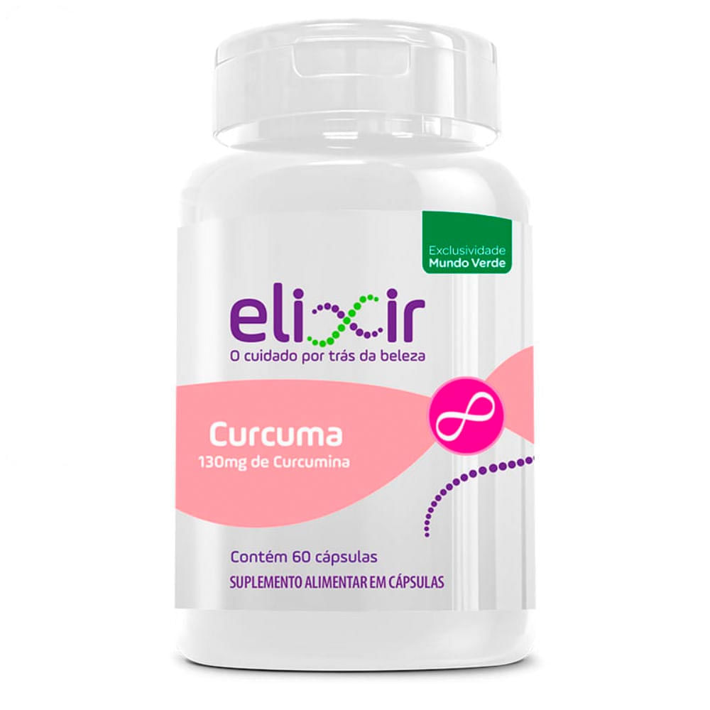 Cúrcuma Elixir 130mg 60 Cápsulas