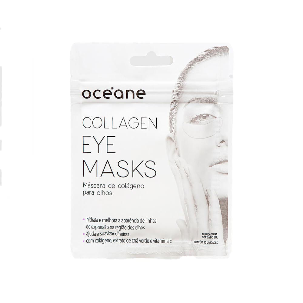 Máscara Para Olhos com Colágeno Collagen Eye Mask 30 Un.